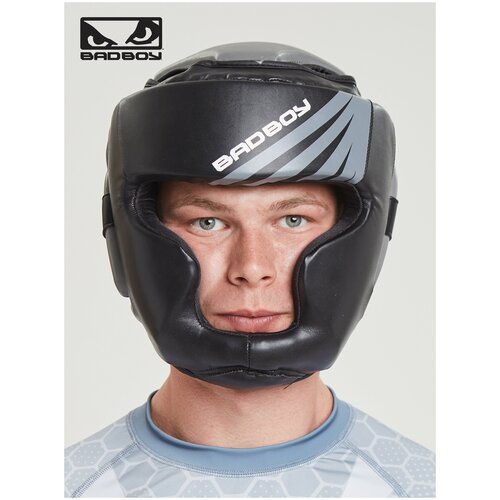 Шлем Bad Boy Training Series Impact Head Guard-Black/Red L/XL