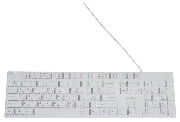 Клавиатуры Клавиатура Smartbuy ONE 238 USB мультимедийная белая