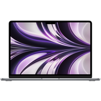 13.6" Ноутбук Apple MacBook Air 13 2022 2560x1664, Apple M2, RAM 8 ГБ, LPDDR5, SSD 512 ГБ, Apple graphics 10-core, macOS, MLXX3ZP/A, серый космос, английская раскладка