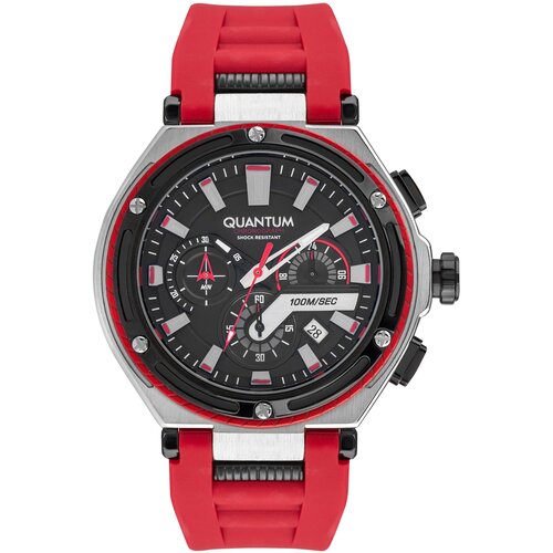 Наручные часы QUANTUM Hunter HNG1010.359, красный, фиолетовый