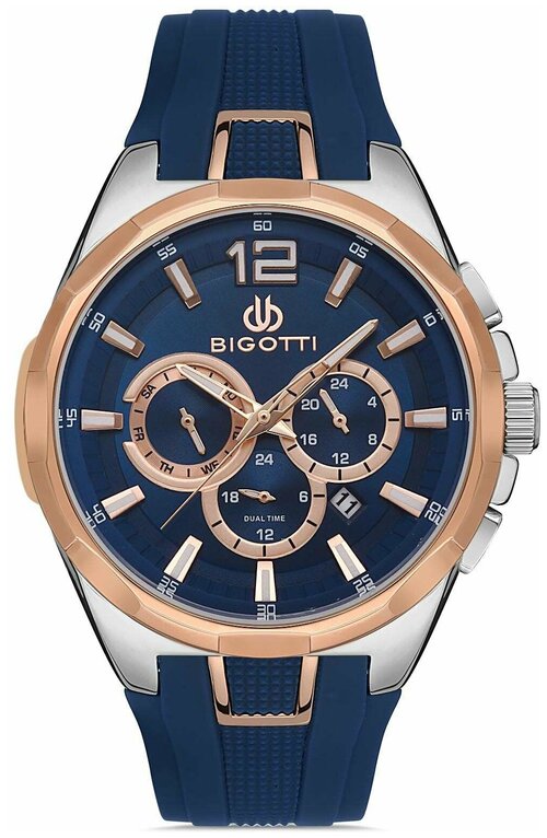 Наручные часы Bigotti Milano Наручные часы Bigotti BG.1.10322-2 спортивные мужские, синий