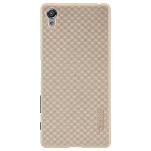 Накладка Nillkin Frosted Shield пластиковая для Sony Xperia X Performance Gold (золотая) накладка nillkin frosted shield пластиковая для sony xperia z5 compact red красная