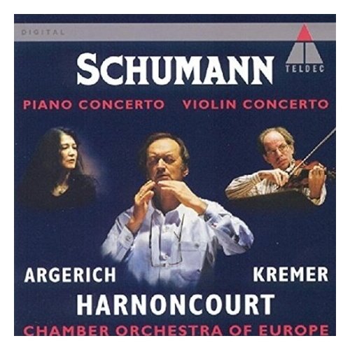 Компакт-диски, Teldec Classics, ARGERICH / KREMER / HARNONCOURT - Schumann: Piano & Violin Concertos (CD)