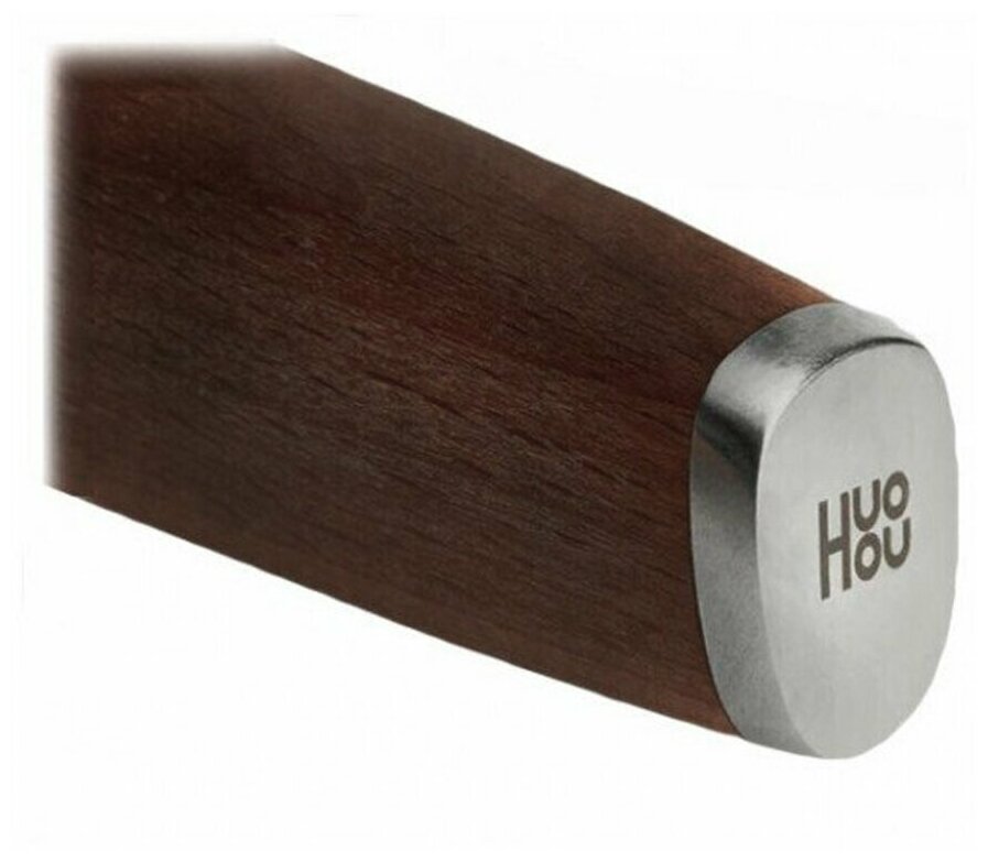 Набор кухонных ножей из сверхпрочной стали (5 ножей + подставка) HuoHou (HU0158), русская версия!!!, коричневый - фотография № 8