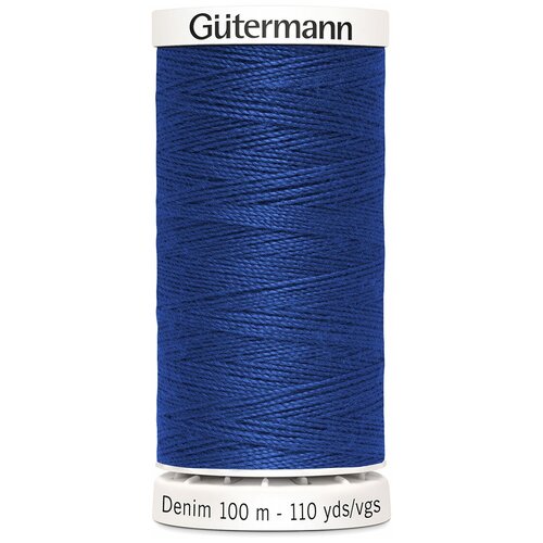 Нить для джинсовой ткани Gutermann DENIM, 100м, 6756