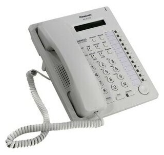 Системный телефон Panasonic KX-AT7730RU белый