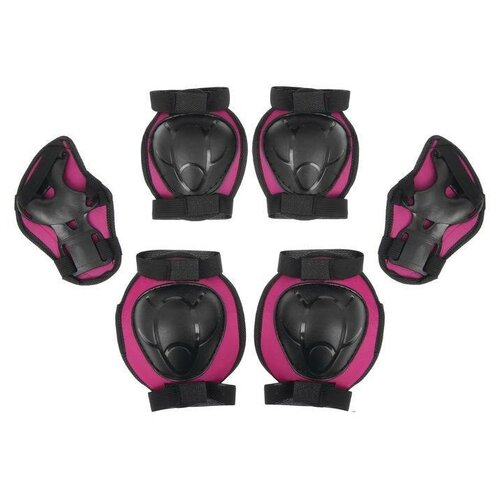 Защита роликовая OT-2015, размер S, цвет розовый, 1 набор