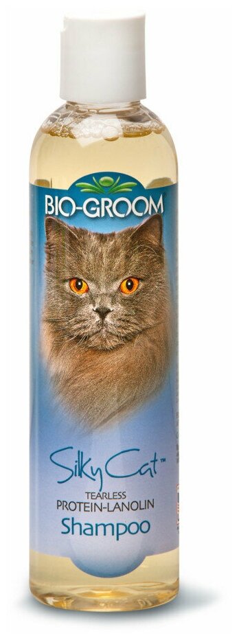 Bio-Groom Silky Cat Shampoo кондиционирующий шампунь для кошек с протеином и ланолином - 237 мл