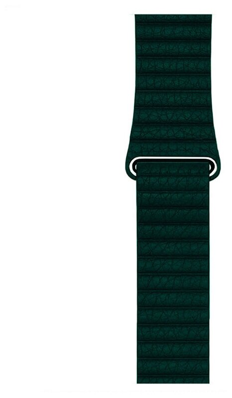 Ремешок Devia Elegant Leather Loop для Apple Watch 4 44mm - Forest Green