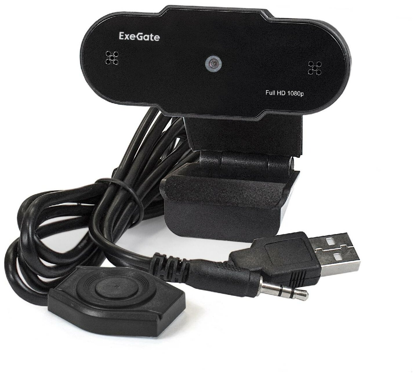 Веб-камера Exegate EX287388RUS 1/3" 2 Мп, 1920х1080, 1080P, 30fps, 4-линзовый объектив, шторка, USB, фиксированный фокус - фото №13