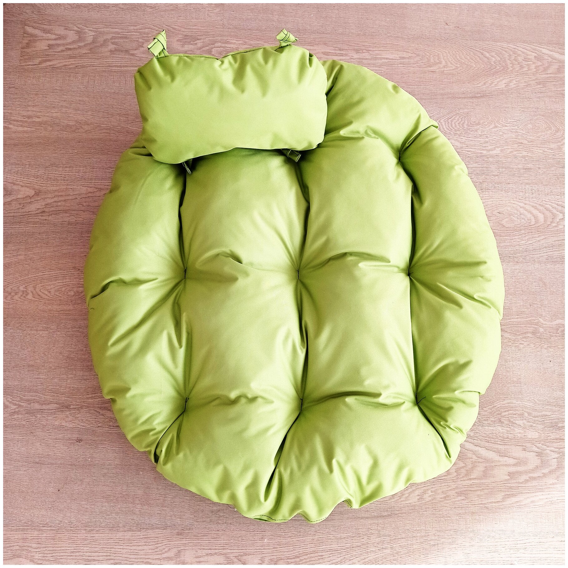 Подушка на кресло садовое M-Group папасан мини зеленая