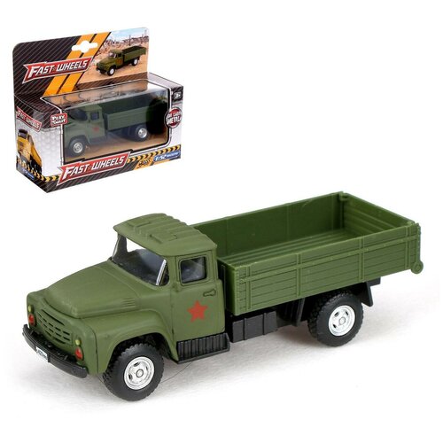 Машинка инерционная Play Smart Военный грузовик, Р49215 игрушечный военный инерционный автомобиль тигр хаки в коробке play smart 6408d