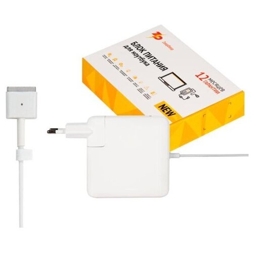 Блок питания (зарядка) Zeepdeep для MacBook Pro Retina A1425 A1398, 85W MagSafe 2 20V 4.25A блок питания mg319 magsafe 85w 18 5v 4 6a зарядное устройство magsafe со встроенным кабелем