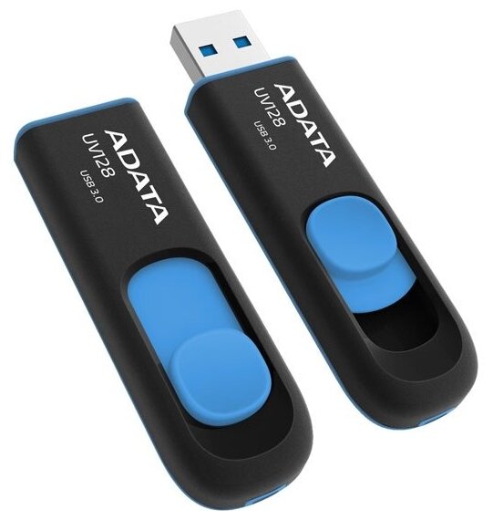 USB флешка ADATA DashDrive UV128 64Gb USB 3.0 blue