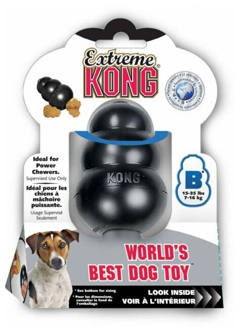 Игрушка для собак KONG Extreme S (K3E), черный - фотография № 6