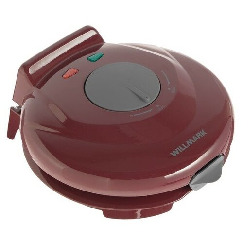 Электровафельница WILLMARK WM-103R 750 Вт тонкие вафли антипригарное покрытие бордовая 479500₽
