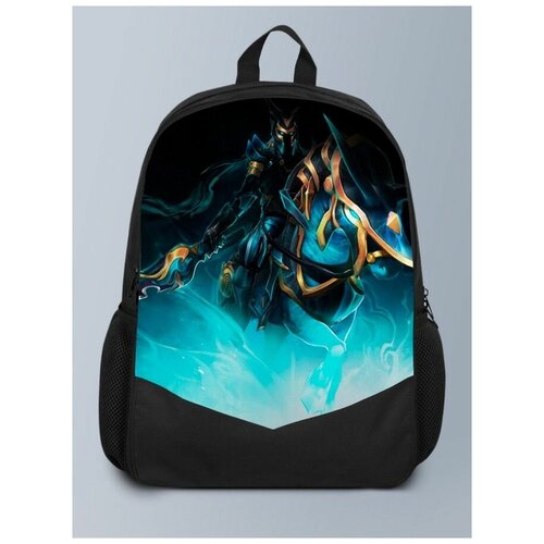 фото Черный рюкзак с принтом игра дота dota, moba - 152 brutbag