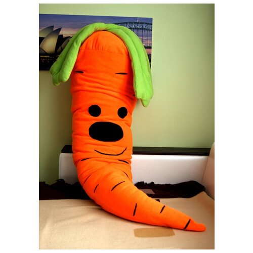 Морковь подушка обнимашка антистресс.