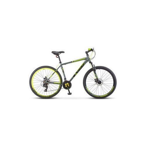 фото Stels велосипед 29" stels navigator-900 v, f020, цвет серый/желтый, размер 21"