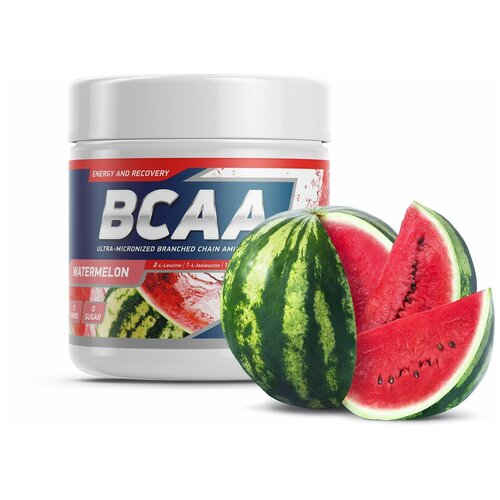 фото Аминокислота geneticlab nutrition bcaa 2:1:1, арбуз, 250 гр.