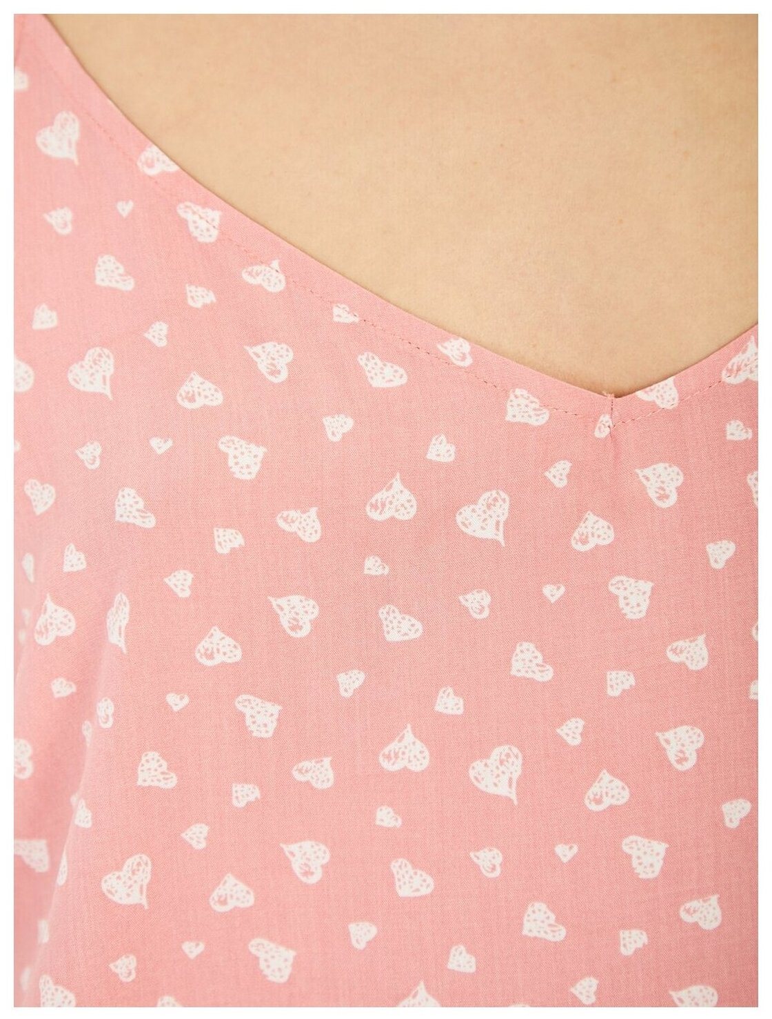 Пижама BAON Пижама с топом и шортами Baon B381008, размер: XL, розовый - фотография № 4
