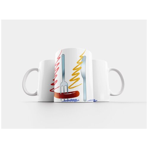 фото Кружка "новый год, праздник, ёлки" 320 мл lotsprints