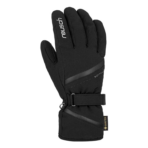 фото Перчатки горнолыжные reusch alexa gtx black/silver (inch (дюйм):7,5)