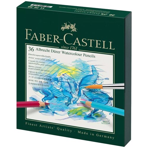 Faber-Castell карандаши акварельные Albrecht Durer, 36 цветов, 117538, 36 шт. faber castell карандаши акварельные faber castell albrecht durer 36 цветов 117536