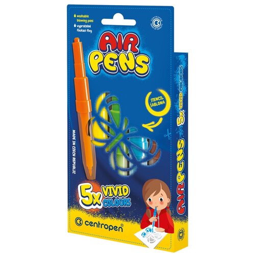 Centropen Набор фломастеров AirPens Vivid Colours, 1500/05, разноцветный, 1 шт.