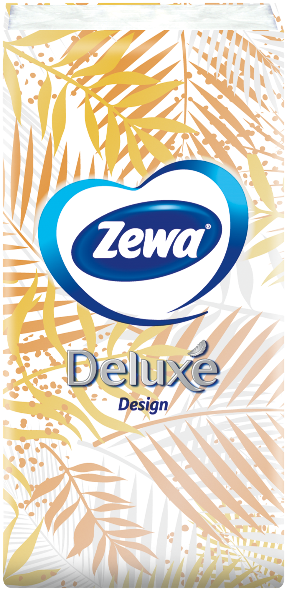 Платочки бумажные носовые Zewa Deluxe Design, 3 слоя, 10шт.Х 10 - фотография № 4