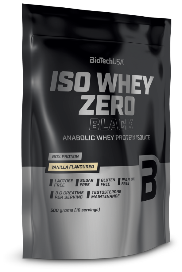 BioTechUSA Iso Whey Zero Black 500 гр., ваниль