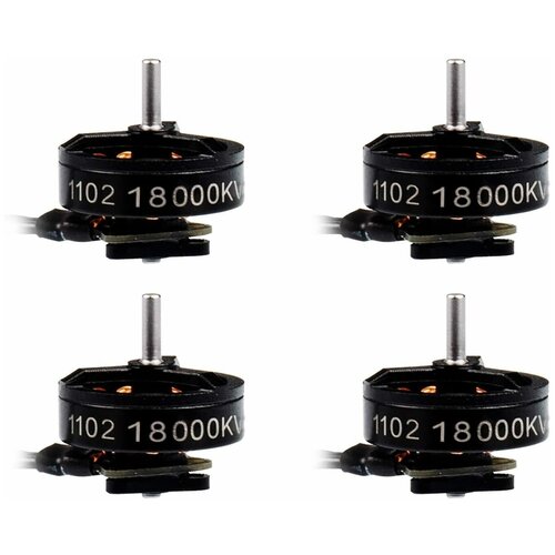 Комплект моторов BETAFPV 1102-18000KV (4 шт.) полётный контроллер betafpv lite 1 2s brushless