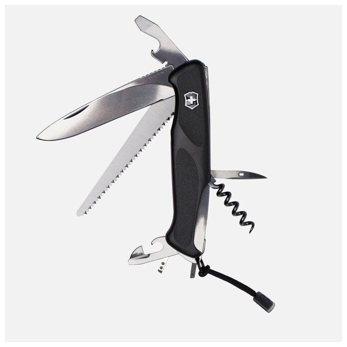 Складной нож Victorinox Onyx, 12 функций, 130мм, черный - фото №2