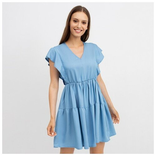 фото Платье для девочки, цвет индиго, рост 152 см luneva