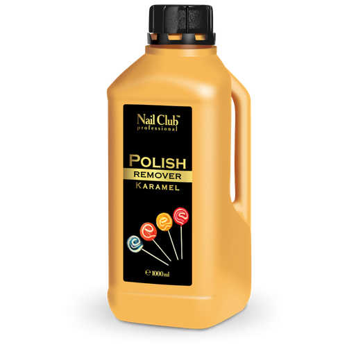 Nail Club professional Жидкость для снятия лака с парфюмом Polish Remover Caramel 1000 мл