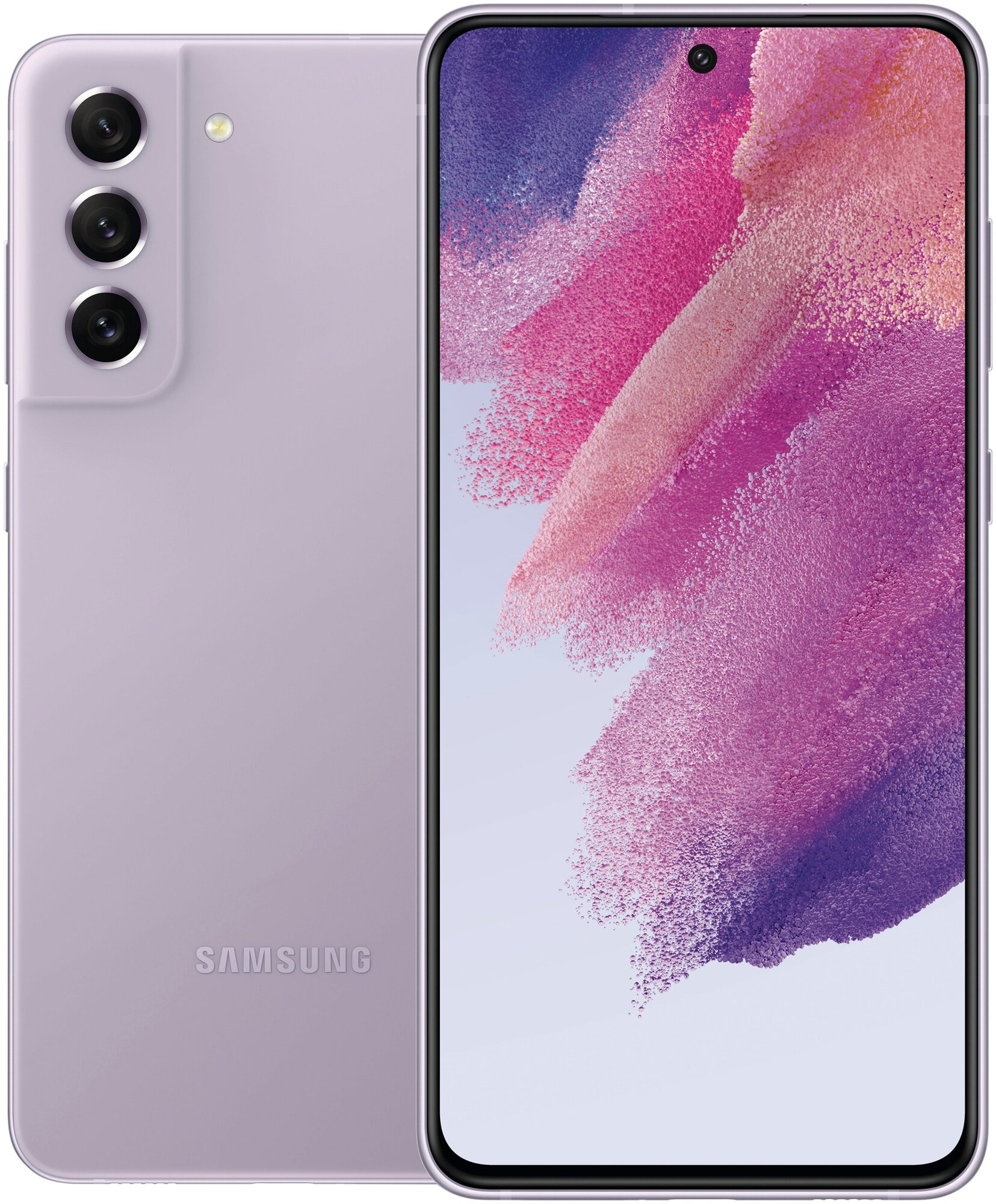 Смартфон Samsung SM-G990E Galaxy S21 FE 256Gb 8Gb лаванда моноблок 3G 4G 2Sim 6.4" 1080x2340 Android 12 12Mpix 802.11 a/b/g/n/a