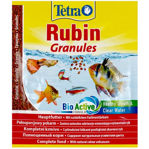 Сухой корм для рыб, ракообразных Tetra TetraRubin Granules, 60 мл, 15 г