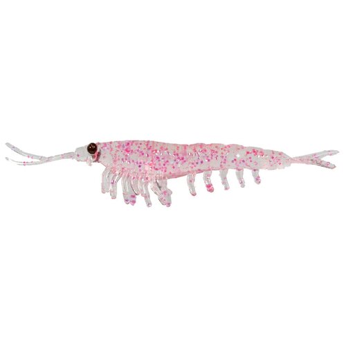 приманка nikko saruebi shrimp 100мм 8 pink glitter Приманка Nikko Okiami Shrimp L 58мм #Pink Glitter