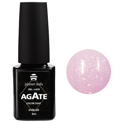 Planet nails гель-лак для ногтей Agate, 8 мл, №953 planet nails лак краска для nailart 8 мл 43 оттенка пастель оранжевая