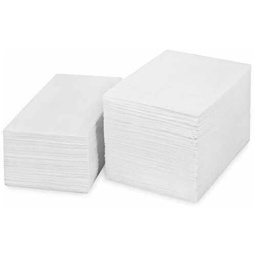 Полотенце вафельное IGRObeauty, поштучного сложения, белое, 40г/м2, 35x40 см, 50 штук (количество товаров в комплекте: 50)