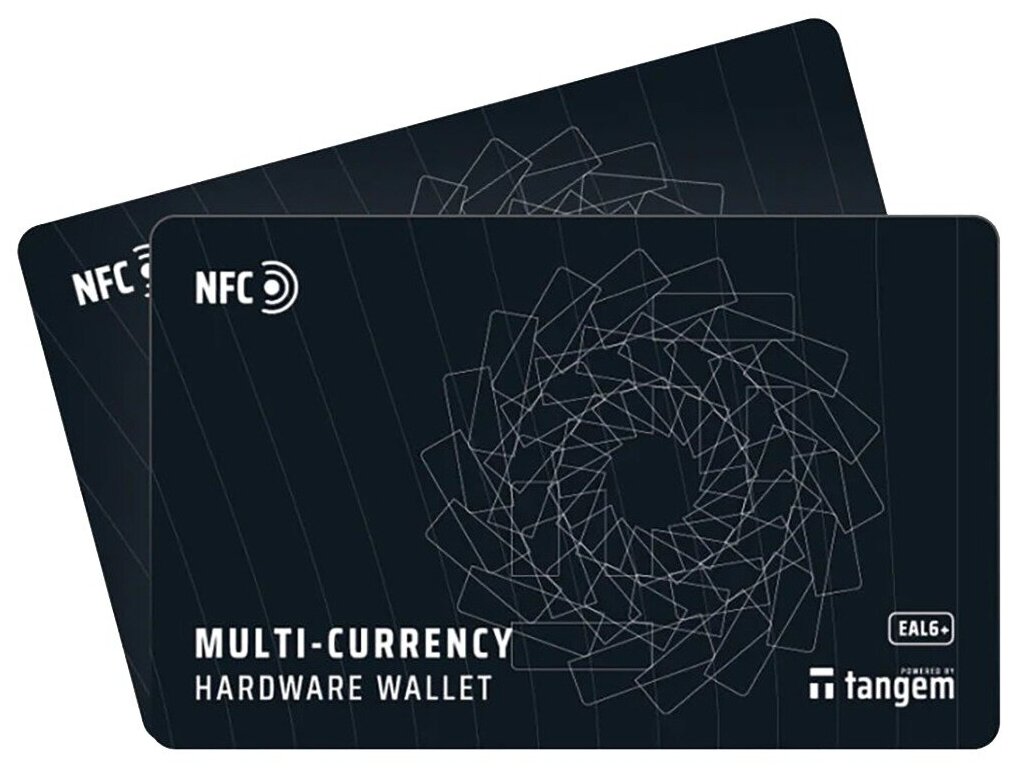 Криптокошелек Tangem Wallet, набор из 2 карт (TG115X2)