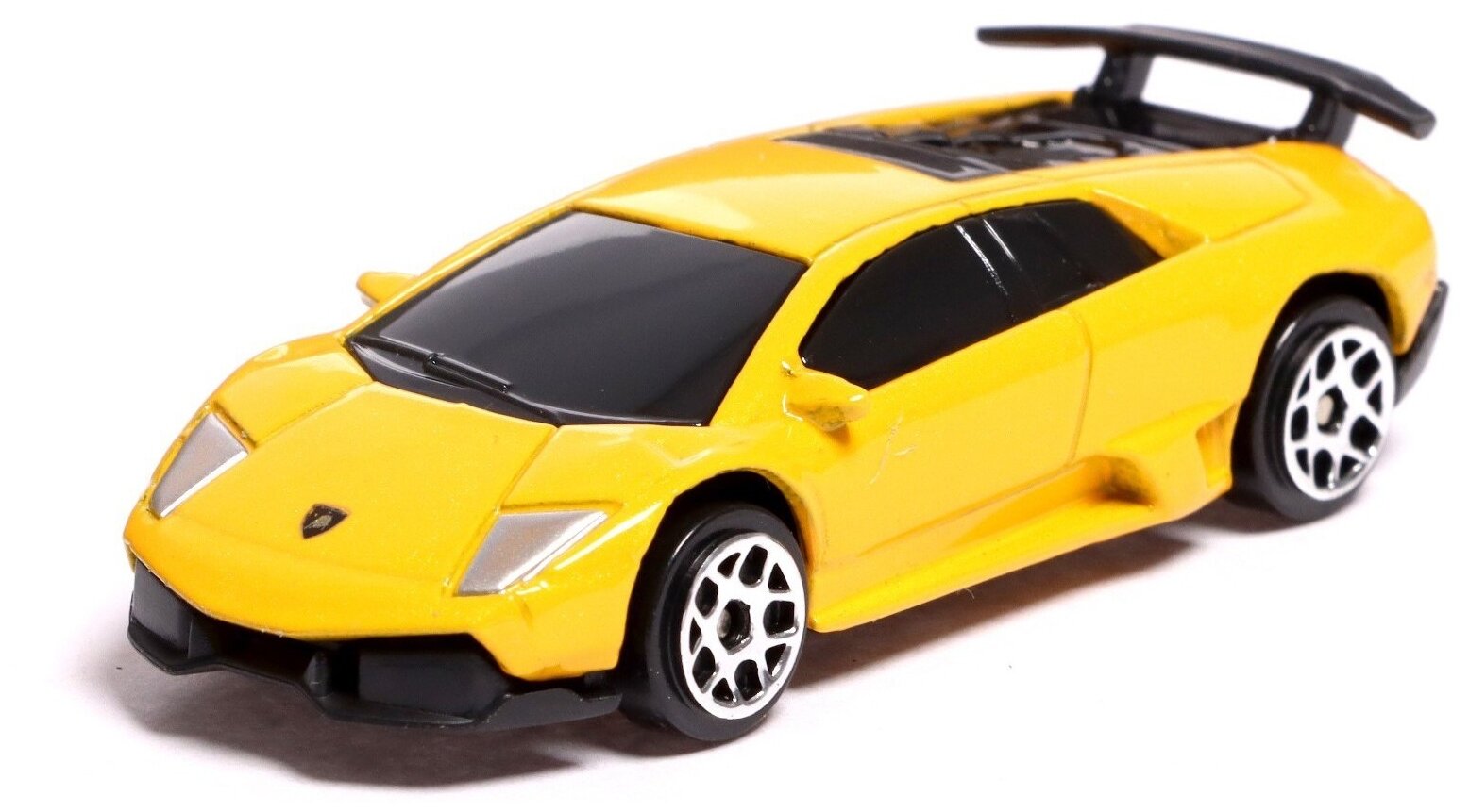 Машина металлическая LAMBORGHINI MURCIELAGO LP 670-4 SV, 1:64, цвет жёлтый