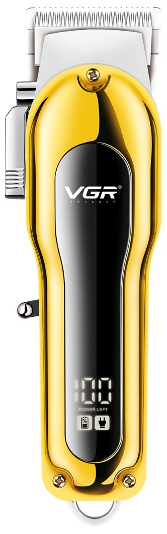 Машинка для стрижки волос, бороды и усов с аккумулятором высокой емкости VGR-680 - фотография № 2