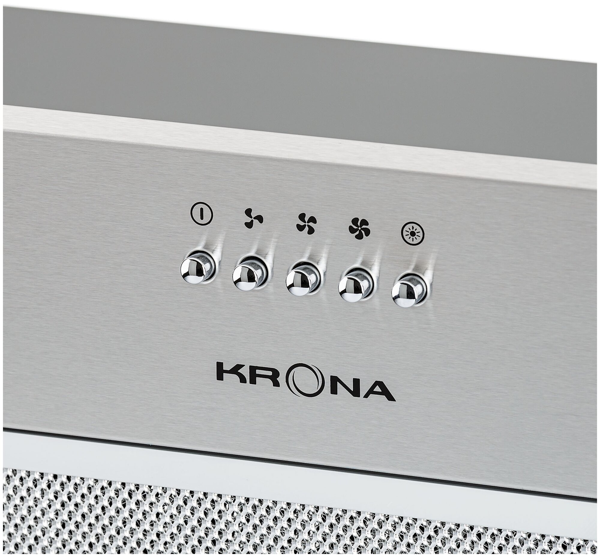 Вытяжка кухонная KRONA AMBRA 600 inox PB встраиваемая нержавеющая сталь Kronasteel - фото №6