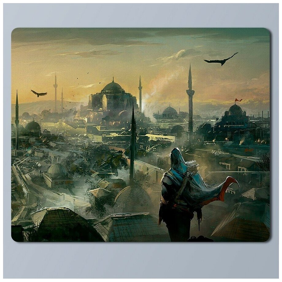 Коврик для мыши 25x30см с принтом игры Assassin's Creed Откровения - 1486