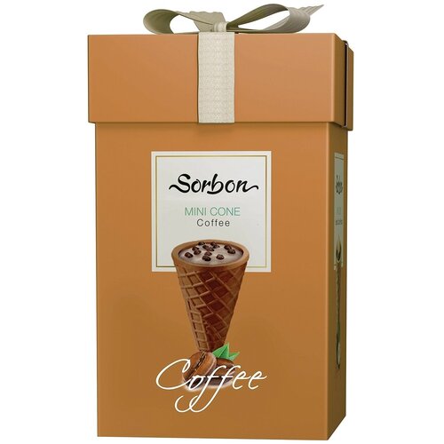 Конфеты в подарочной упаковке Sorbon, вафельные, шоколадные, кофе и воздушные зерна 200г