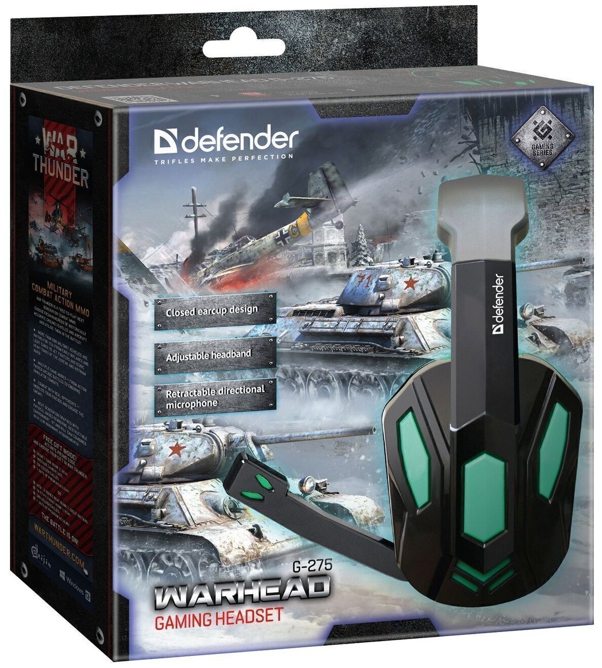 Компьютерная гарнитура Defender Warhead G-275