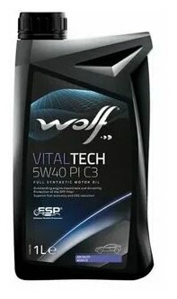 Масло моторное Wolf vitaltech 5w40 PI C3 1л. 8302817