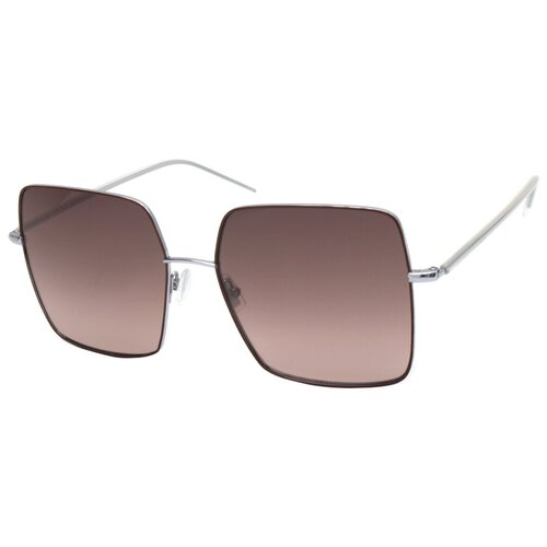 Солнцезащитные очки BOSS 1396/S, серебряный, коричневый