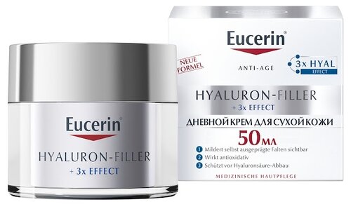 крем Eucerin Hyaluron-Filler для лица дневной, 50 мл